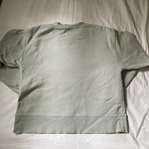 Aritzia Light Green Sweatshirt Sz 1 Crew Neck - Picture 4 of 8